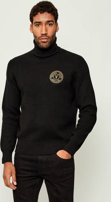 Versace Jeans Couture - Sweter męski na zimę ze sklepu: Gomez Fashion Store w kategorii: Swetry męskie - zdjęcie 874714-BD9-10338_VR255M000059A06
