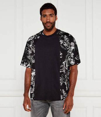 T-shirt męski letni Versace Jeans Couture ze sklepu: Gomez Fashion Store w kategorii: T-shirty męskie - zdjęcie 874714-BD9-10338_VR255M000066899