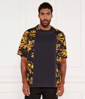 T-shirt męski na lato Versace Jeans Couture ze sklepu: Gomez Fashion Store w kategorii: T-shirty męskie - zdjęcie 874714-BD9-10338_VR255M000066A06