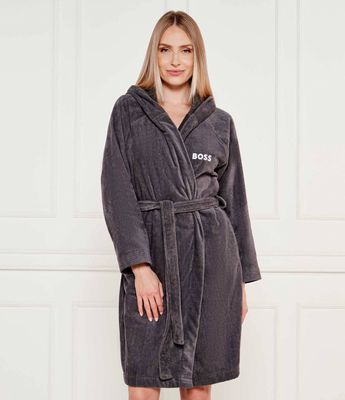 Szlafrok damski casualowy BOSS BLACK ze sklepu: Gomez Fashion Store w kategorii: Szlafroki damskie - zdjęcie 874714-BD9-10338_BS255W000001A91