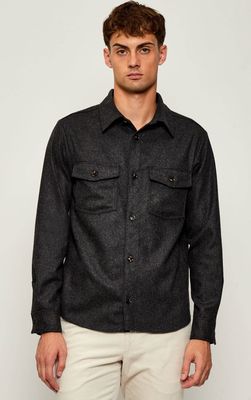 Koszula męska casual jesienna Oscar Jacobson ze sklepu: Gomez Fashion Store w kategorii: Koszule męskie - zdjęcie 874714-BD9-10338_OJ255M000005101