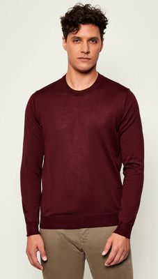 Oscar Jacobson - Sweter męski w stylu klasycznym ze sklepu: Gomez Fashion Store w kategorii: Swetry męskie - zdjęcie 874714-BD9-10338_OJ255M000023106