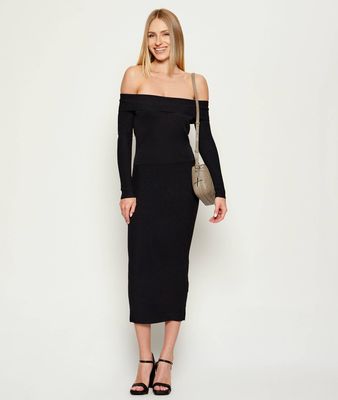 Armani Exchange - Sukienka ze sklepu: Gomez Fashion Store w kategorii: Sukienki - zdjęcie 874714-BD9-10338_AX255W000063H50
