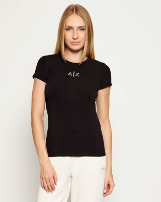 Bluzka damska Armani Exchange ze sklepu: Gomez Fashion Store w kategorii: Bluzki damskie - zdjęcie 874714-BD9-10338_AX255W000074H50
