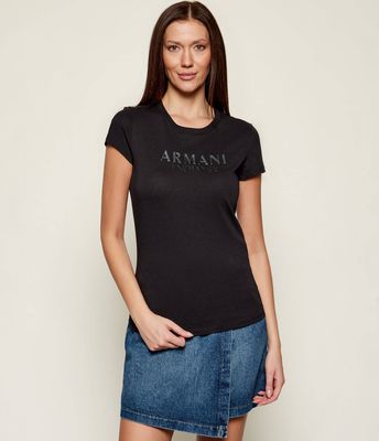 Armani Exchange - Bluzka damska ze sklepu: Gomez Fashion Store w kategorii: Bluzki damskie - zdjęcie 874714-BD9-10338_AX255W000077H50