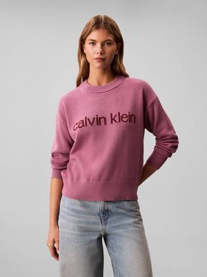 Sweter damski zimowy Calvin Klein Jeans ze sklepu: Gomez Fashion Store w kategorii: Swetry damskie - zdjęcie 874714-BD9-10338_CJ255W000016Y14