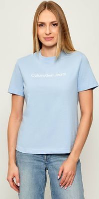 Bluzka damska na wiosnę młodzieżowa Calvin Klein Jeans ze sklepu: Gomez Fashion Store w kategorii: Bluzki damskie - zdjęcie 874714-BD9-10338_CJ255W000019Y17