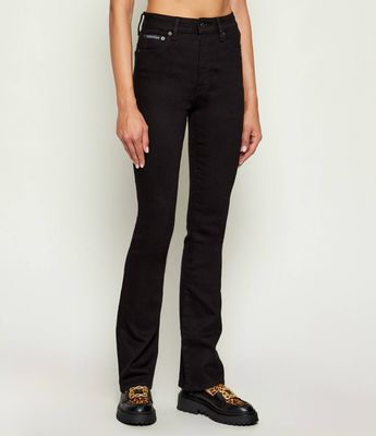 Calvin Klein Jeans - Jeansy damskie casualowe z napisem ze sklepu: Gomez Fashion Store w kategorii: Jeansy damskie - zdjęcie 874714-BD9-10338_CJ255W000083C66