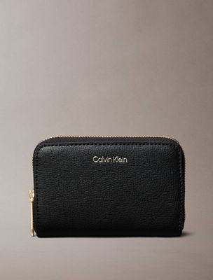 Portfel damski elegancki Calvin Klein ze sklepu: Gomez Fashion Store w kategorii: Portfele damskie - zdjęcie 874714-BD9-10338_CK255W000036332