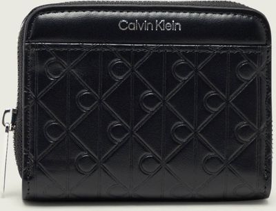 Portfel damski elegancki Calvin Klein ze sklepu: Gomez Fashion Store w kategorii: Portfele damskie - zdjęcie 874714-BD9-10338_CK255W000063544