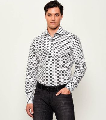 Koszula męska młodzieżowa Karl Lagerfeld ze sklepu: Gomez Fashion Store w kategorii: Koszule męskie - zdjęcie 874714-BD9-10338_KL255M000074141