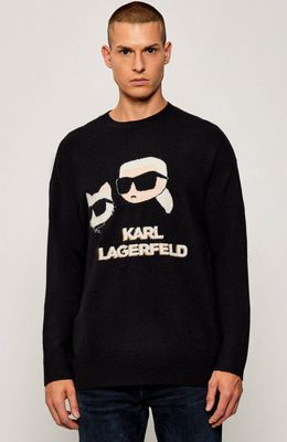 Sweter męski Karl Lagerfeld ze sklepu: Gomez Fashion Store w kategorii: Swetry męskie - zdjęcie 874714-BD9-10338_KL255M000112990