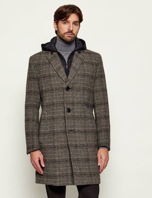Karl Lagerfeld - Płaszcz męski ze sklepu: Gomez Fashion Store w kategorii: Płaszcze męskie - zdjęcie 874714-BD9-10338_KL255M000119359