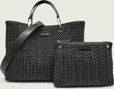 Shopper bag sportowa jesienny Emporio Armani ze sklepu: Gomez Fashion Store w kategorii: Torby Shopper bag - zdjęcie 874714-BD9-10338_EA255W000004M13