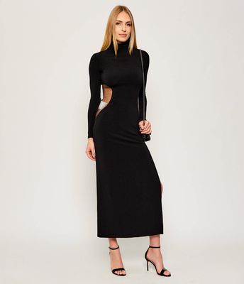Patrizia Pepe - Sukienka jesienna casualowa ze sklepu: Gomez Fashion Store w kategorii: Sukienki - zdjęcie 874714-BD9-10338_PK255W000026646