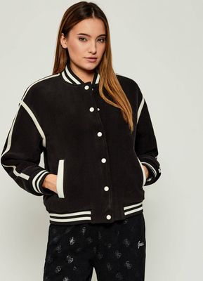 Kurtka damska casual bez wzorów GUESS ACTIVE ze sklepu: Gomez Fashion Store w kategorii: Kurtki damskie - zdjęcie 874714-BD9-10338_GV255W000030046