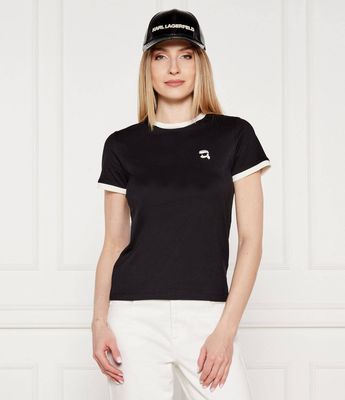 Bluzka damska elegancka Karl Lagerfeld ze sklepu: Gomez Fashion Store w kategorii: Bluzki damskie - zdjęcie 874714-BD9-10338_KL254W000054666