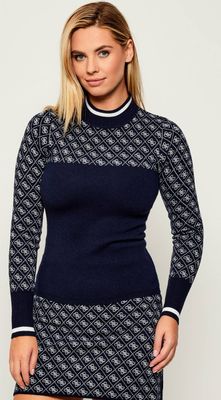 Sweter damski casual Guess ze sklepu: Gomez Fashion Store w kategorii: Swetry damskie - zdjęcie 874714-BD9-10338_GJ255W000064W99
