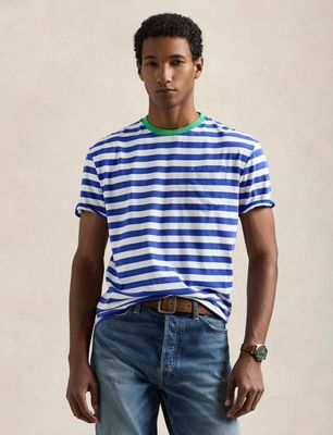 T-shirt męski na lato Polo Ralph Lauren ze sklepu: Gomez Fashion Store w kategorii: T-shirty męskie - zdjęcie 874714-BD9-10338_PR252M000245ERI