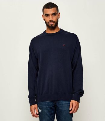 Calvin Klein Jeans - Sweter męski casualowy ze sklepu: Gomez Fashion Store w kategorii: Swetry męskie - zdjęcie 874714-BD9-10338_CJ255M000010879