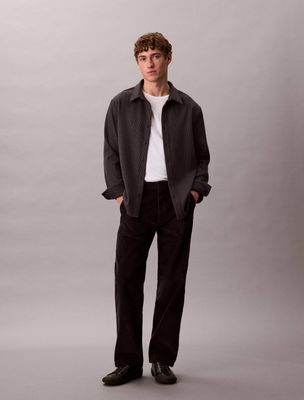Spodnie męskie bez wzorów Calvin Klein Jeans ze sklepu: Gomez Fashion Store w kategorii: Spodnie męskie - zdjęcie 874714-BD9-10338_CJ255M000070C64