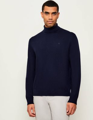 Sweter męski klasyczny Calvin Klein ze sklepu: Gomez Fashion Store w kategorii: Swetry męskie - zdjęcie 874714-BD9-10338_CK255M000162227