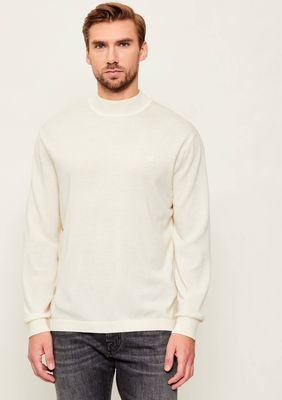 Calvin Klein - Sweter męski casualowy ze sklepu: Gomez Fashion Store w kategorii: Swetry męskie - zdjęcie 874714-BD9-10338_CK255M000166E48