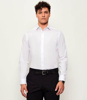 Calvin Klein - Koszula męska na wiosnę ze sklepu: Gomez Fashion Store w kategorii: Koszule męskie - zdjęcie 874714-BD9-10338_CK255M000180E62