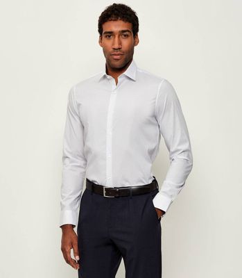 Koszula męska na wiosnę elegancka Calvin Klein ze sklepu: Gomez Fashion Store w kategorii: Koszule męskie - zdjęcie 874714-BD9-10338_CK255M000185E72