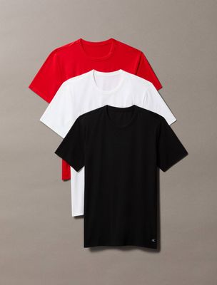 T-shirt męski bez wzorów Calvin Klein Underwear ze sklepu: Gomez Fashion Store w kategorii: T-shirty męskie - zdjęcie 874714-BD9-10338_CU255M000044E19