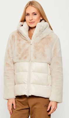 Kurtka damska elegancka BLAUER ze sklepu: Gomez Fashion Store w kategorii: Kurtki damskie - zdjęcie 874714-BD9-10338_BF255W000005115