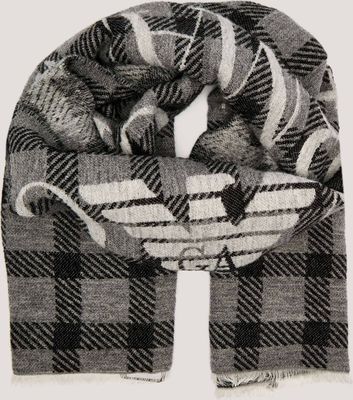 Szalik młodzieżowy Emporio Armani ze sklepu: Gomez Fashion Store w kategorii: Szaliki męskie - zdjęcie 874714-BD9-10338_EA255M000006R90