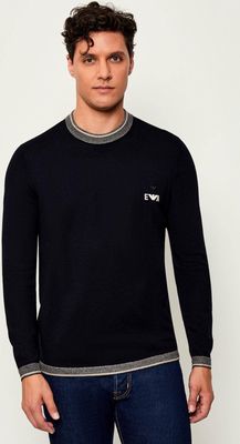 Sweter męski Emporio Armani ze sklepu: Gomez Fashion Store w kategorii: Swetry męskie - zdjęcie 874714-BD9-10338_EA255M000046M14
