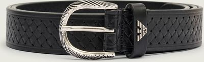 Pasek jesienny Emporio Armani ze sklepu: Gomez Fashion Store w kategorii: Paski męskie - zdjęcie 874714-BD9-10338_EA255M000068M13