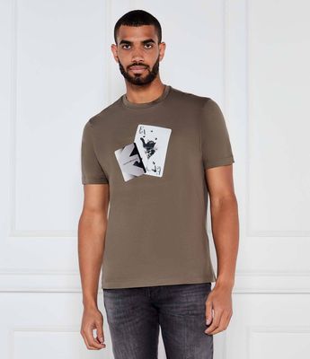 T-shirt męski Emporio Armani ze sklepu: Gomez Fashion Store w kategorii: T-shirty męskie - zdjęcie 874714-BD9-10338_EA255M000082S13