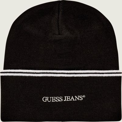 Guess Jeans - Czapka zimowa męska casual ze sklepu: Gomez Fashion Store w kategorii: Czapki zimowe męskie - zdjęcie 874714-BD9-10338_GE255M000012058