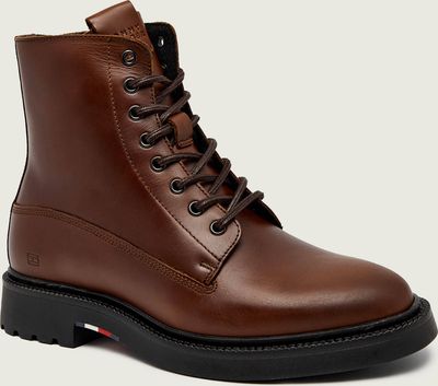 Buty zimowe męskie Tommy Hilfiger ze sklepu: Gomez Fashion Store w kategorii: Buty zimowe męskie - zdjęcie 874714-BD9-10338_TH255M000162J48