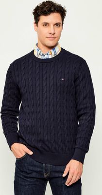 Sweter męski zimowy Tommy Hilfiger ze sklepu: Gomez Fashion Store w kategorii: Swetry męskie - zdjęcie 874714-BD9-10338_TH255M000178F23