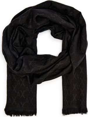 Szalik na jesień Armani Exchange ze sklepu: Gomez Fashion Store w kategorii: Szaliki męskie - zdjęcie 874714-BD9-10338_AX255M000021H50