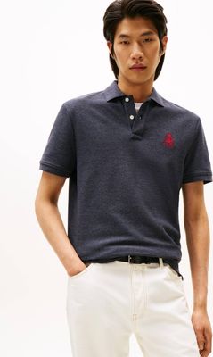 T-shirt męski w stylu klasycznym Tommy Hilfiger ze sklepu: Gomez Fashion Store w kategorii: T-shirty męskie - zdjęcie 874714-BD9-10338_TH255M000193P71