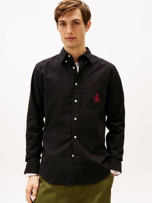 Koszula męska casual jesienna Tommy Hilfiger ze sklepu: Gomez Fashion Store w kategorii: Koszule męskie - zdjęcie 874714-BD9-10338_TH255M000194D12