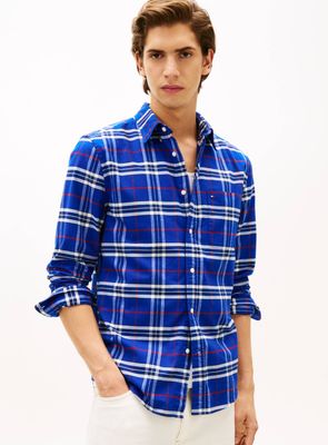 Tommy Hilfiger - Koszula męska jesienna ze sklepu: Gomez Fashion Store w kategorii: Koszule męskie - zdjęcie 874714-BD9-10338_TH255M000195F35