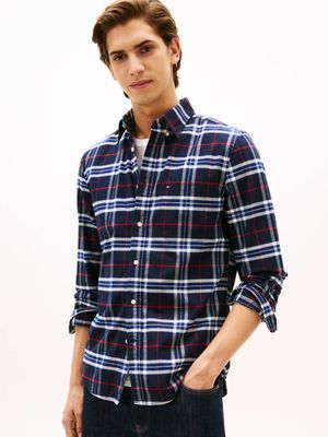 Koszula męska casual Tommy Hilfiger ze sklepu: Gomez Fashion Store w kategorii: Koszule męskie - zdjęcie 874714-BD9-10338_TH255M000195I80