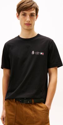 T-shirt męski klasyczny Tommy Hilfiger ze sklepu: Gomez Fashion Store w kategorii: T-shirty męskie - zdjęcie 874714-BD9-10338_TH255M000214D12