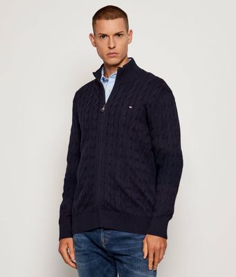 Sweter męski casual Tommy Hilfiger ze sklepu: Gomez Fashion Store w kategorii: Swetry męskie - zdjęcie 874714-BD9-10338_TH255M000252F23
