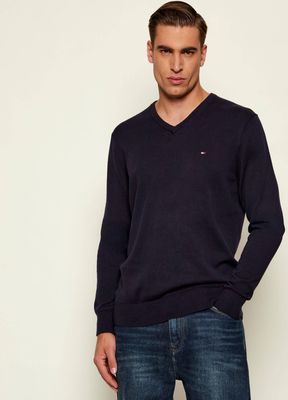 Tommy Hilfiger - Sweter męski casual ze sklepu: Gomez Fashion Store w kategorii: Swetry męskie - zdjęcie 874714-BD9-10338_TH255M000192F23