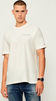 T-shirt męski w stylu klasycznym Tommy Hilfiger ze sklepu: Gomez Fashion Store w kategorii: T-shirty męskie - zdjęcie 874714-BD9-10338_TH255M000282L35