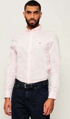 Tommy Hilfiger - Koszula męska elegancka ze sklepu: Gomez Fashion Store w kategorii: Koszule męskie - zdjęcie 874714-BD9-10338_TH255M000287Z67