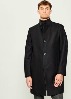 Płaszcz męski na jesień HUGO ze sklepu: Gomez Fashion Store w kategorii: Płaszcze męskie - zdjęcie 874714-BD9-10338_BU255M000017001