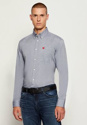 Koszula męska casual HUGO ze sklepu: Gomez Fashion Store w kategorii: Koszule męskie - zdjęcie 874714-BD9-10338_BU255M000038418